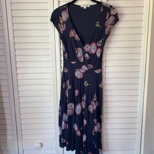 Boden Navy Floral Dress